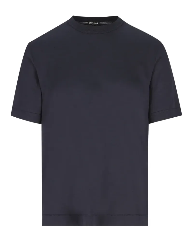 Ermenegildo Zegna Klassisches T-Shirt - Blau Blau