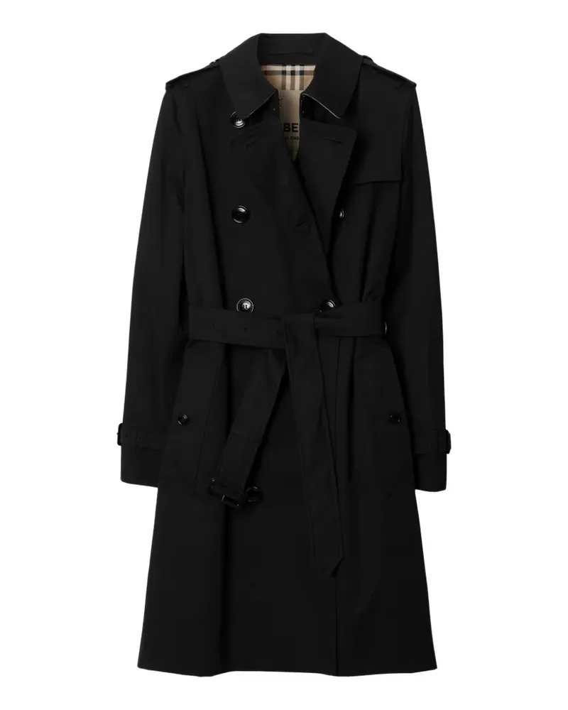 Burberry Kensington Heritage Trenchcoat - Schwarz Schwarz