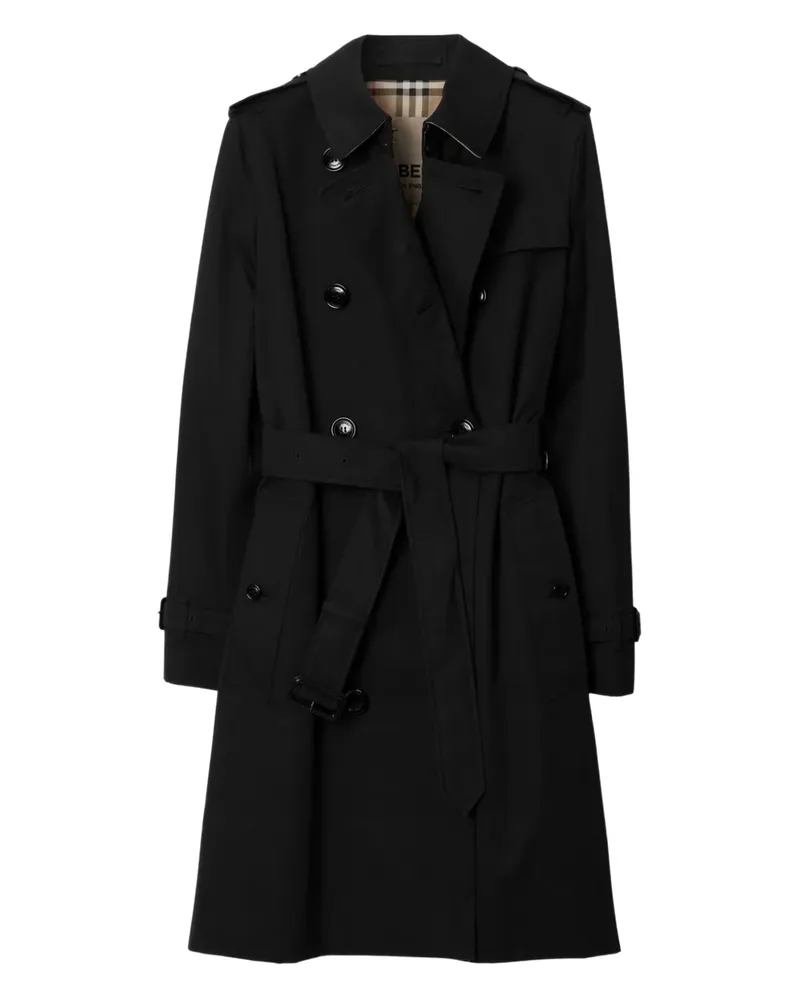 Burberry Kensington Heritage Trenchcoat - Schwarz Schwarz