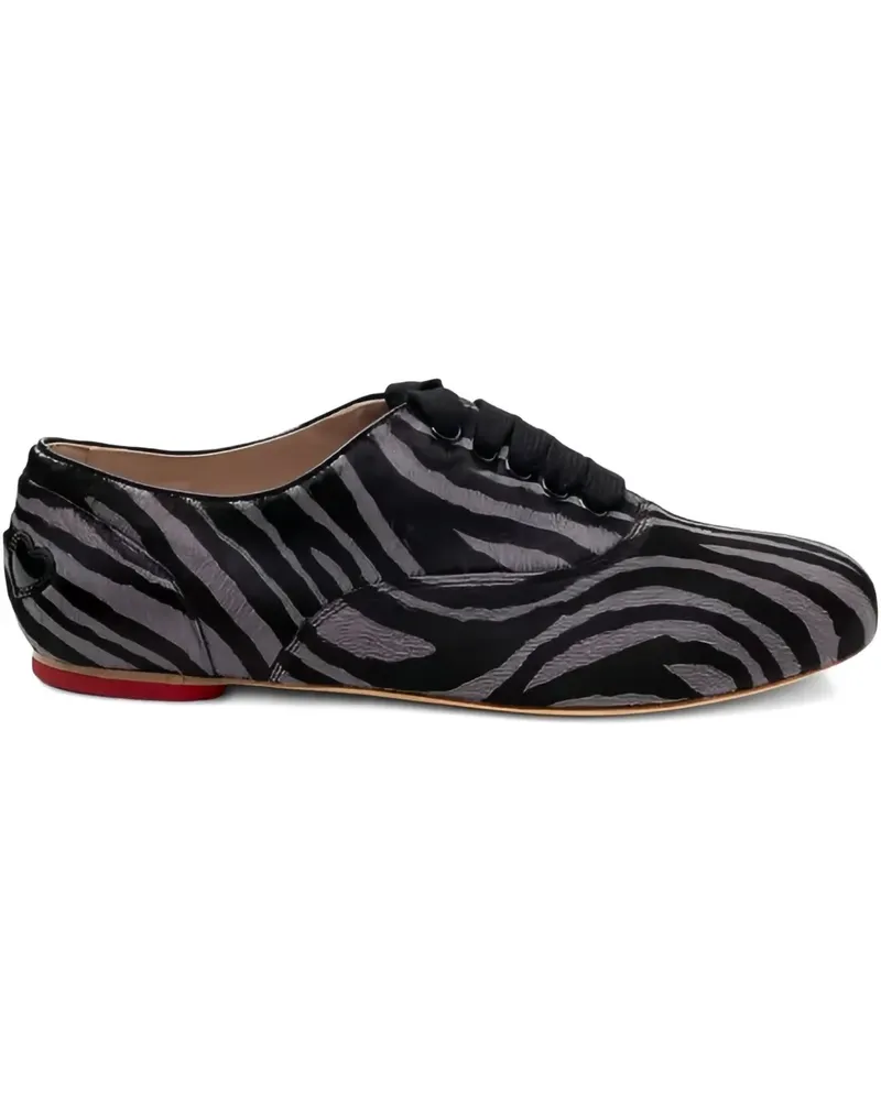 Hogan Sneakers mit Zebra-Print - Schwarz Schwarz