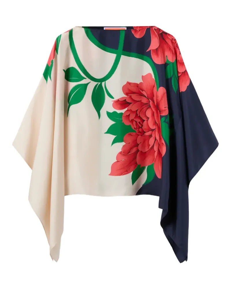 La DoubleJ Geblümte Bluse - Nude Nude