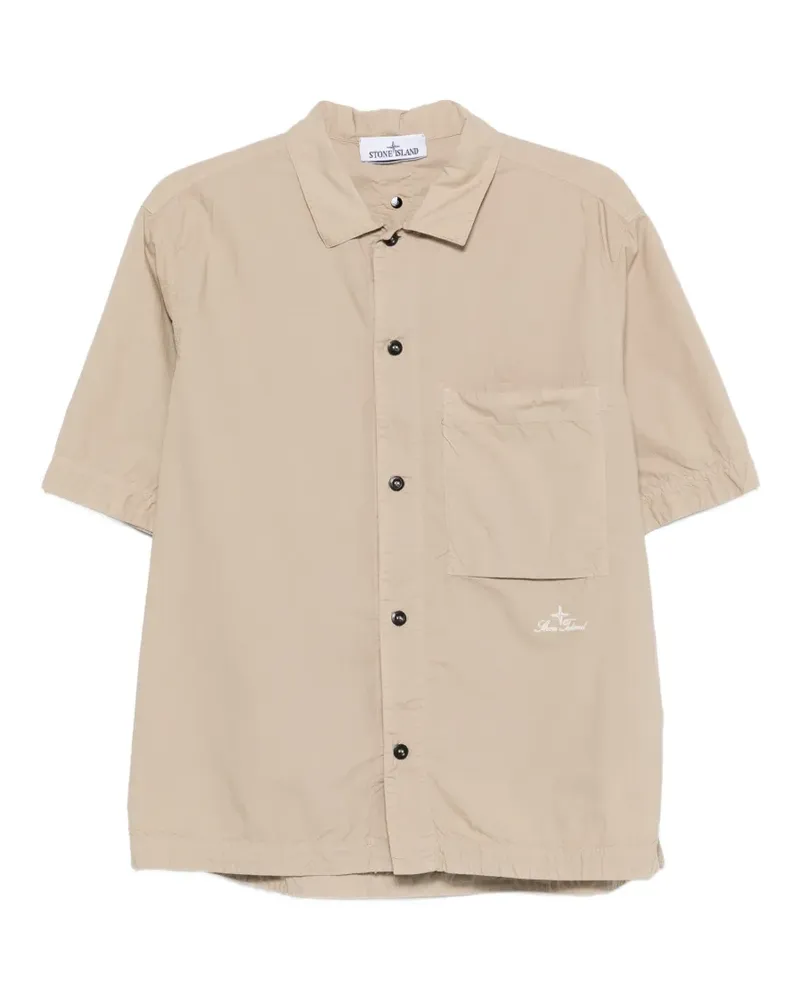 Stone Island Hemd mit Tasche - Nude Nude