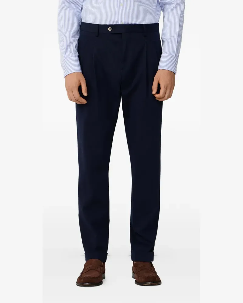 Hackett Hose mit doppelter Falte - Blau Blau