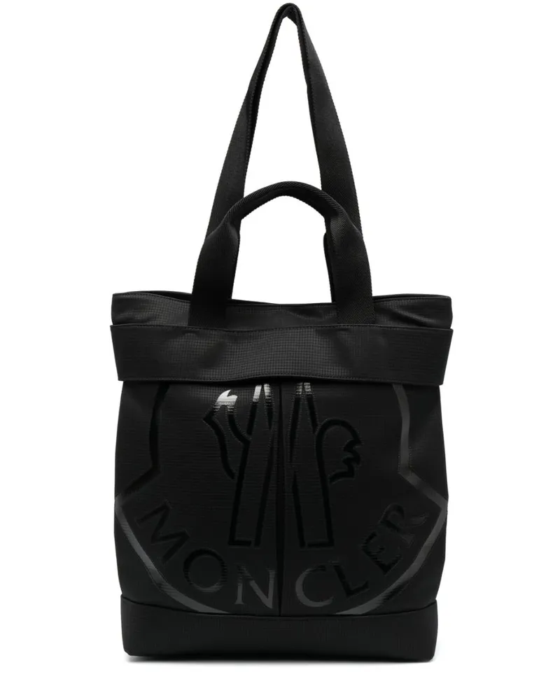 Moncler Tote Bag mit kleinem Schnitt - Schwarz Schwarz