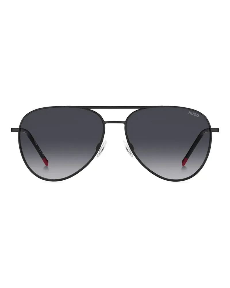 HUGO BOSS Getönte Pilotenbrille - Schwarz Schwarz
