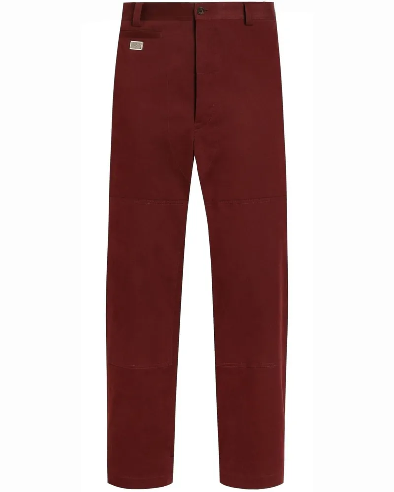 Dolce & Gabbana Hose mit geradem Bein - Rot Rot