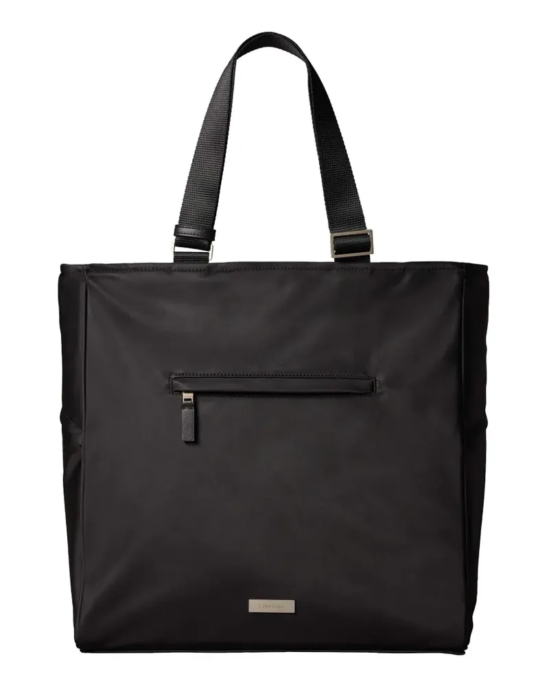 Calvin Klein logo-patch tote bag - Schwarz Schwarz