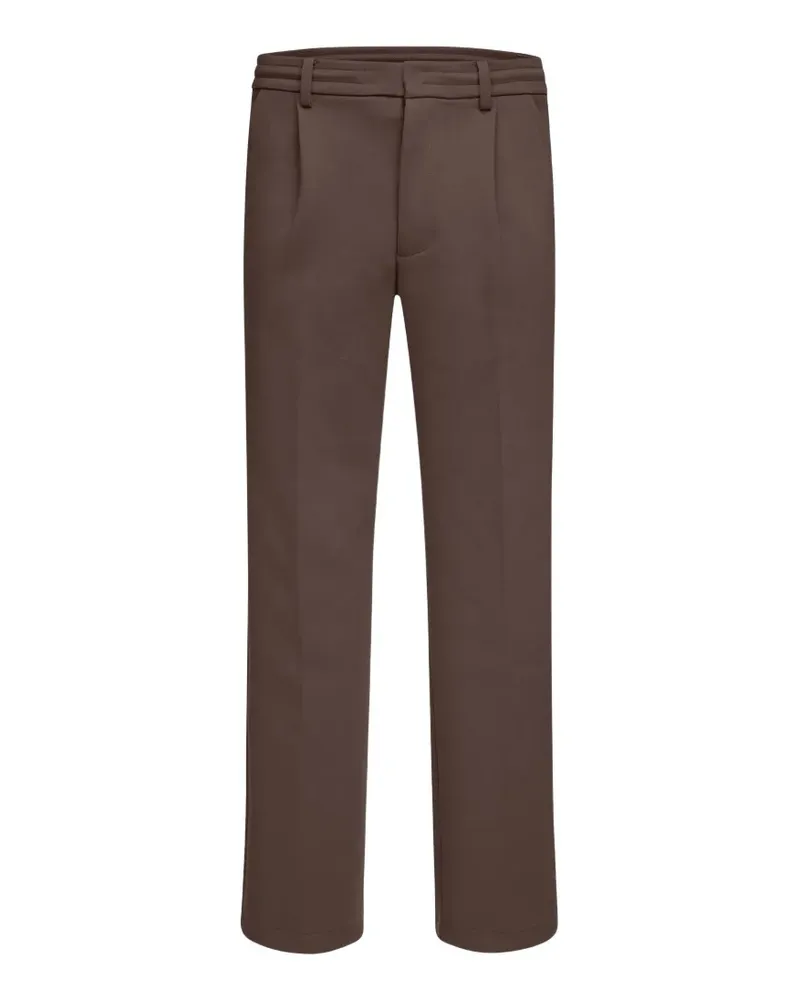 Karl Lagerfeld Hose mit Bundfalten - Braun Braun