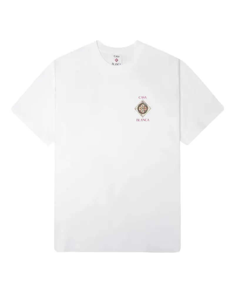 Casablanca Paris Plafond Orne De Musique graphic-print T-shirt - Weiß Weiß