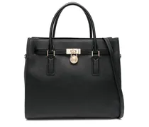 Große Hamilton Moderne Tote Bag mit Schloss - Schwarz