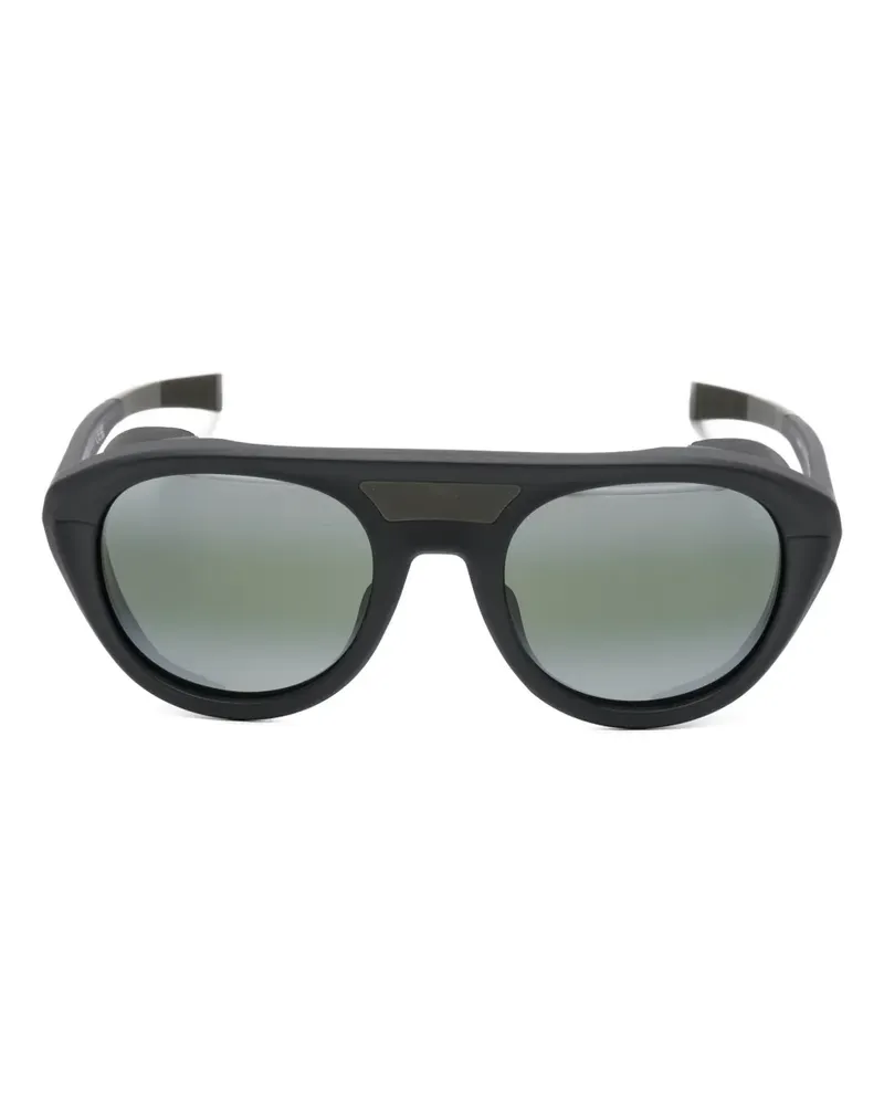 Vuarnet Sonnenbrille mit rundem Gestell - Schwarz Schwarz