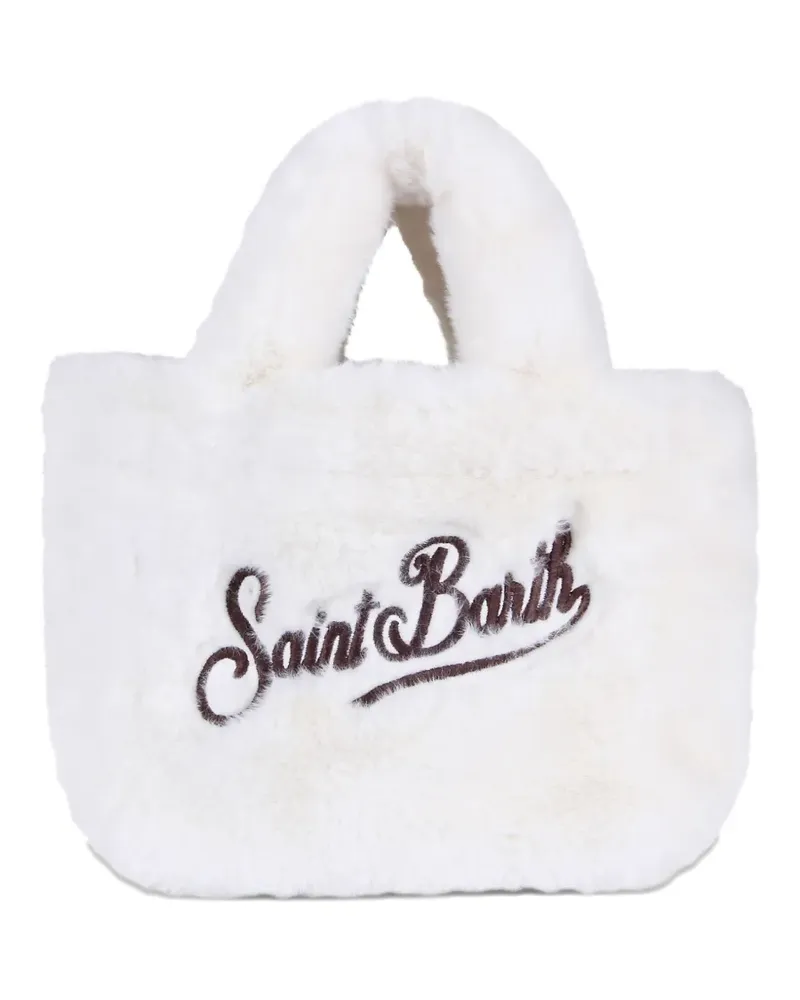 MC2 Saint Barth logo-embroidered tote bag - Weiß Weiß