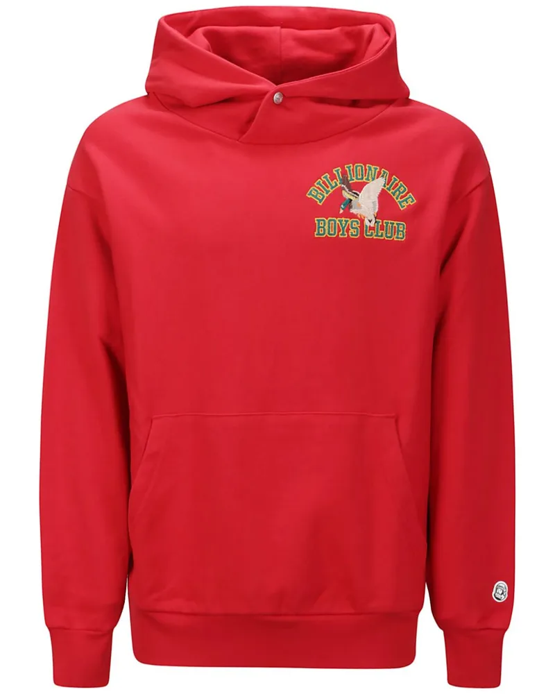 Billionaire Boys Club Hoodie mit Logo-Print - Rot Rot