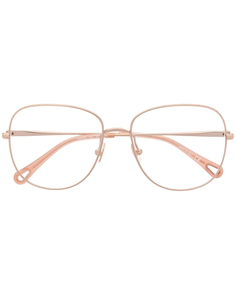 Chloé Brille mit Oversized-Gestell - Gold Gold