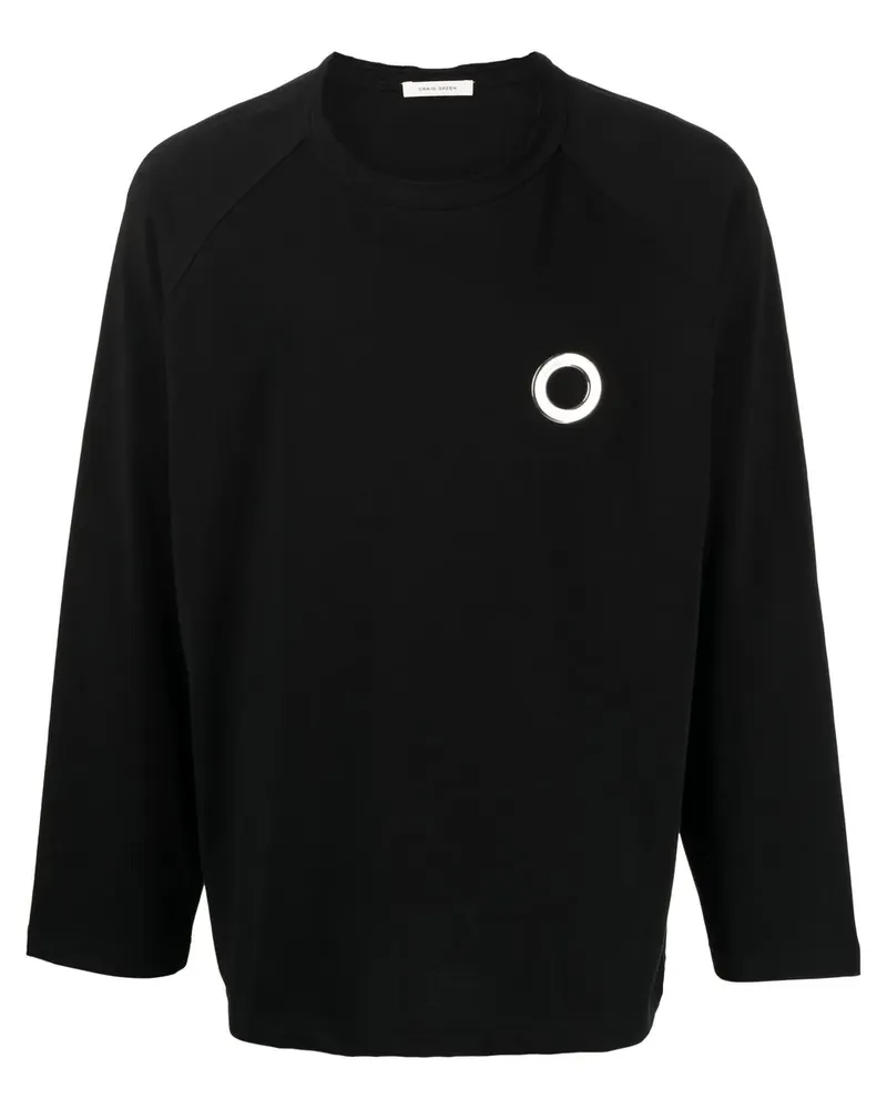 Craig Green Sweatshirt mit Applikation - Schwarz Schwarz