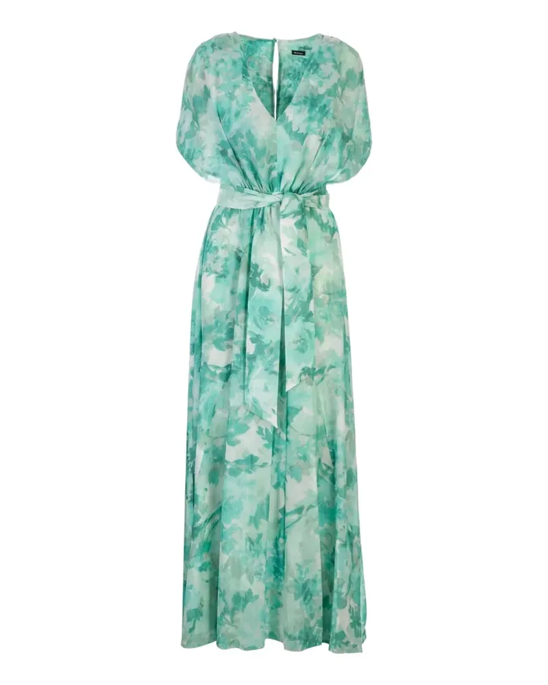 Kiton floral-print maxi dress - Grün Grün