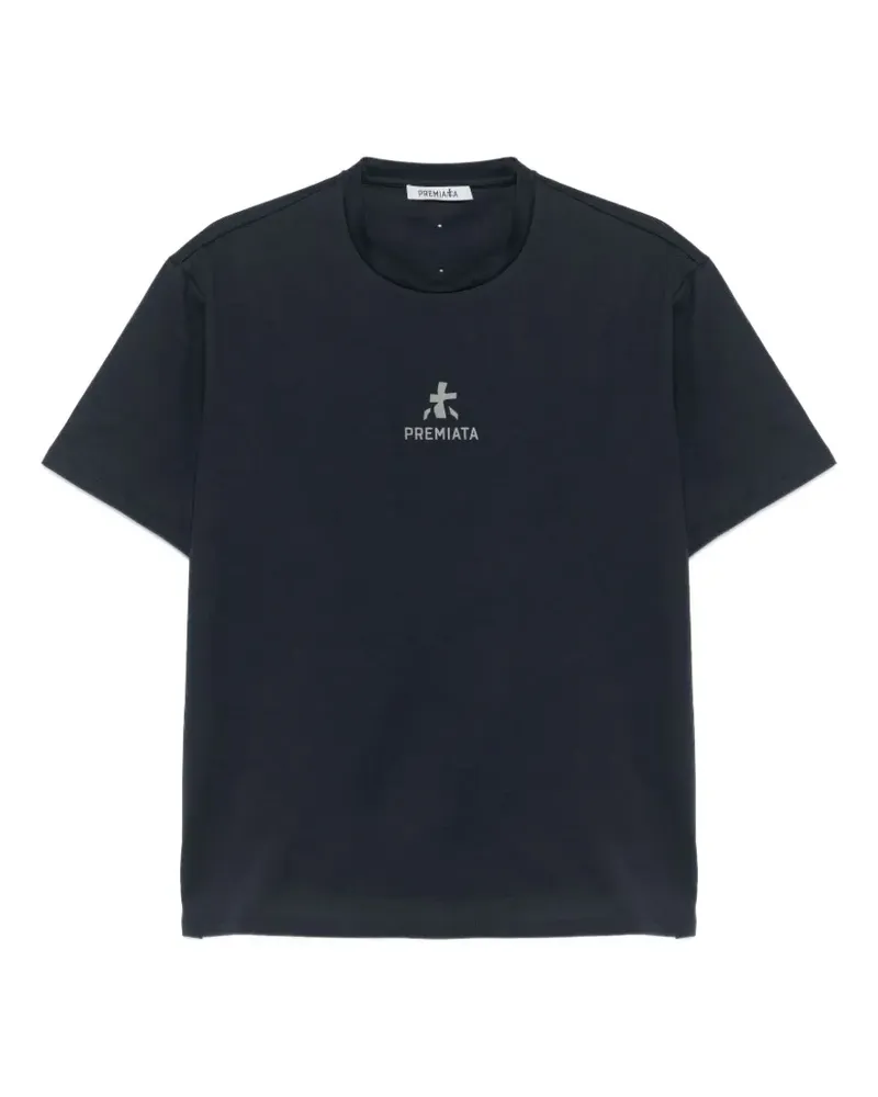 Premiata T-Shirt mit Logo-Print - Blau Blau