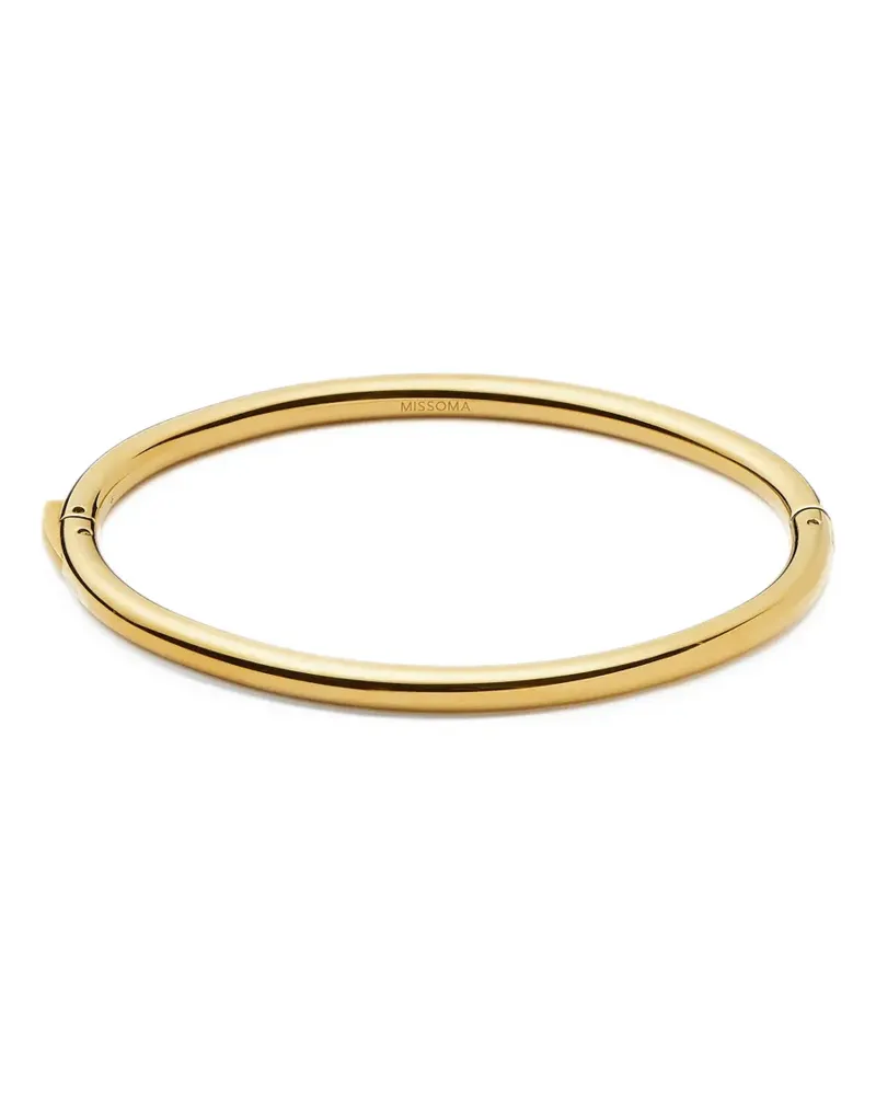 Missoma hinged round bangle - Gold Gold