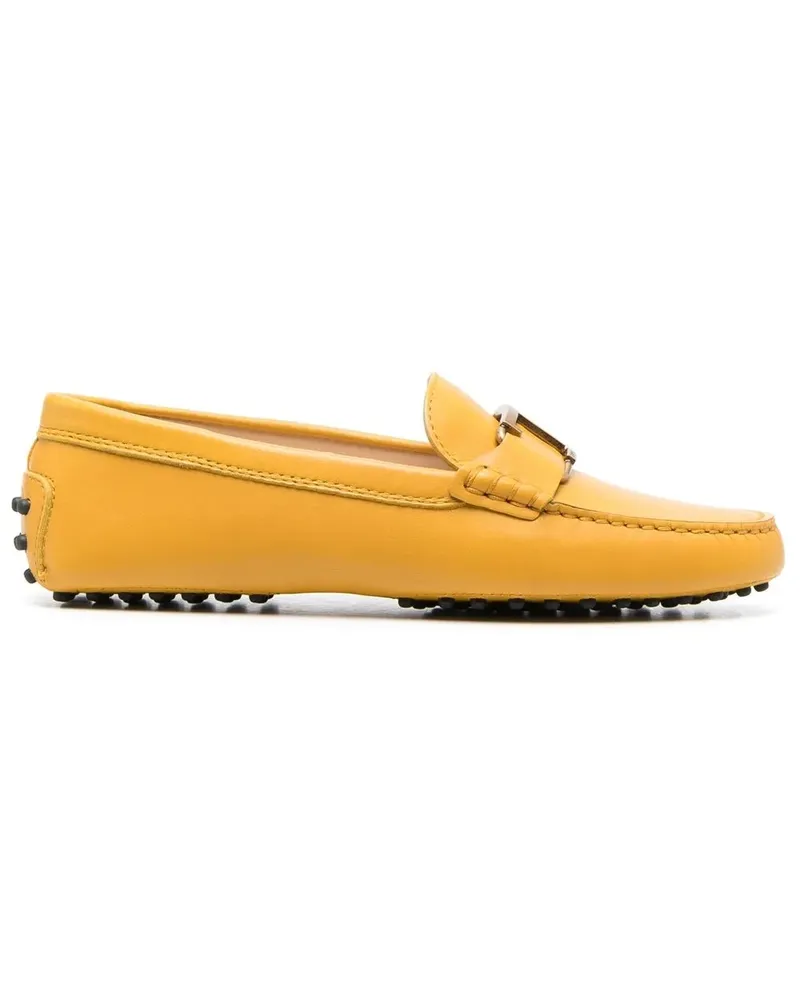 TOD'S Gommino Loafer mit T-Schild - Gelb Gelb