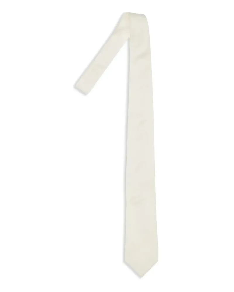Corneliani Krawatte aus Seide - Weiß Weiß