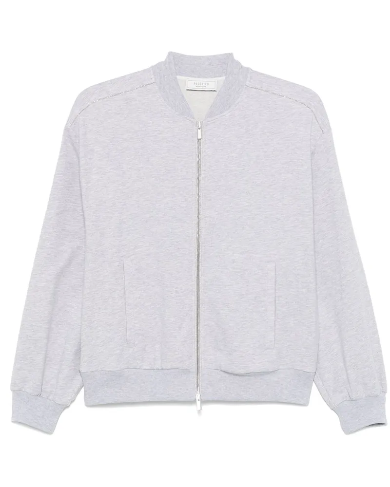 Peserico Sweatshirt mit meliertem Effekt - Grau Grau