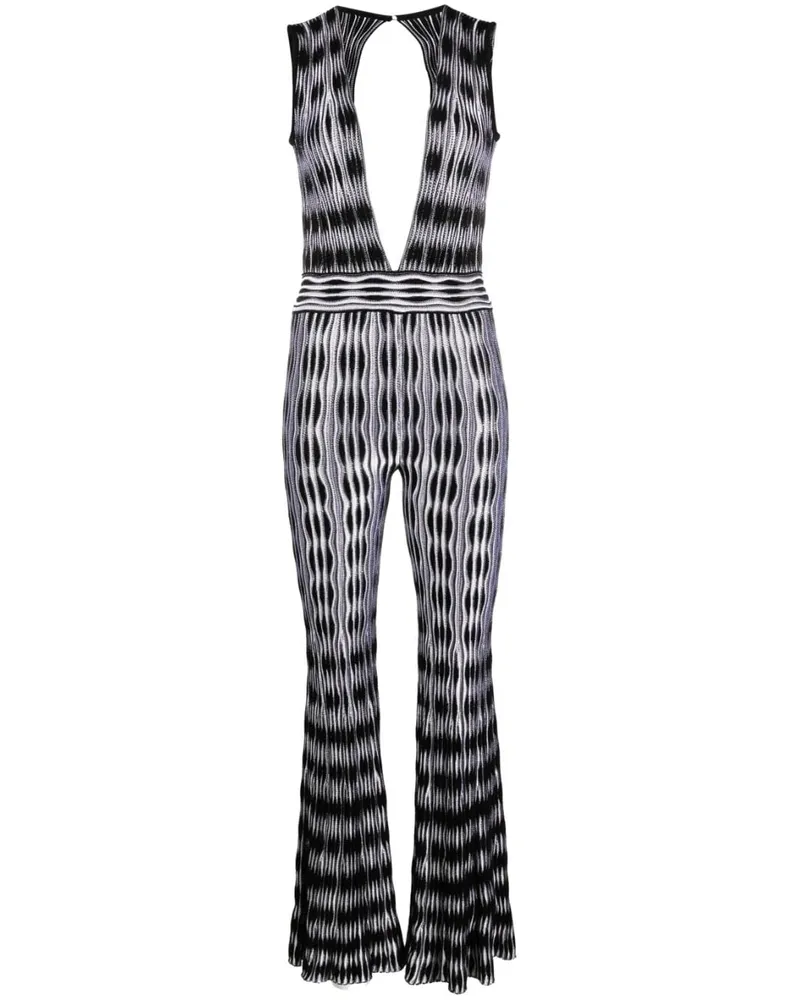 Antonino Valenti Ärmelloser Jumpsuit - Schwarz Schwarz