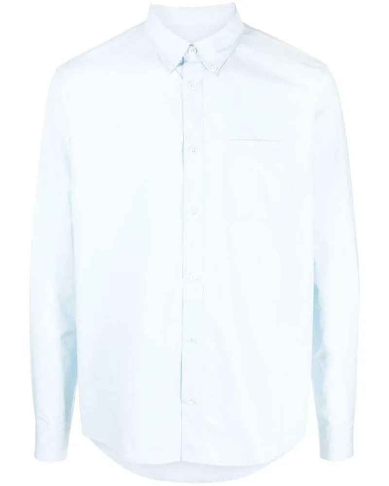 A.P.C. Klassisches Hemd Blue