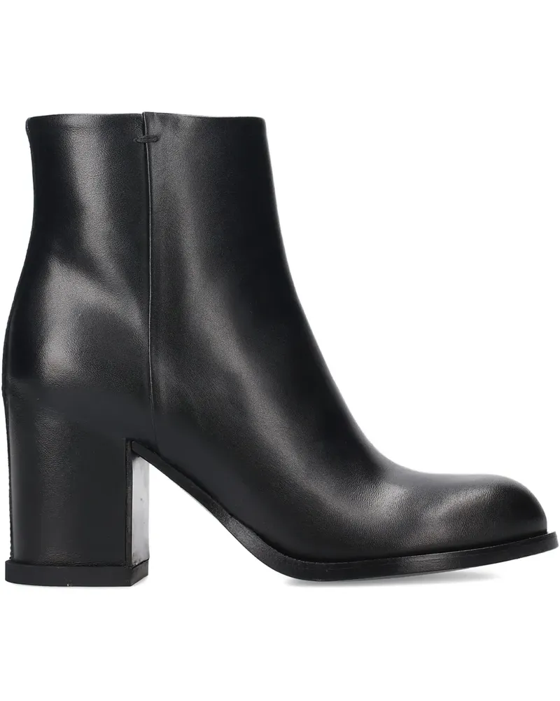 Premiata Knöchelhohe Lederstiefel - Schwarz Schwarz