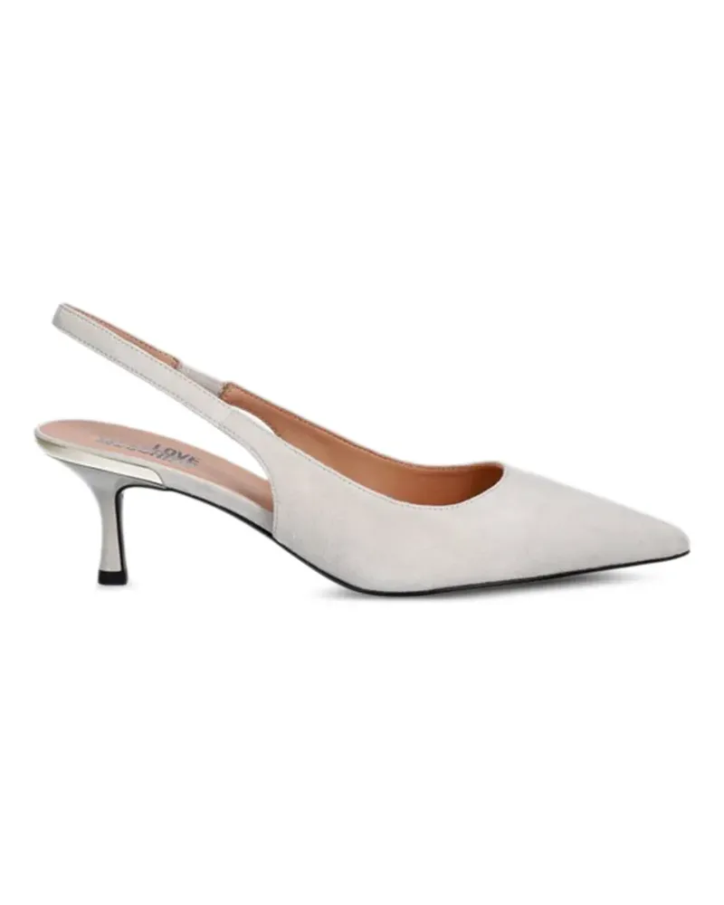 Moschino pointed slingback pumps - Nude Nude