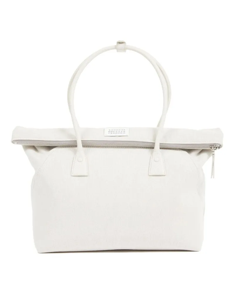 Maison Margiela Mittelgroßer 5AC Shopper - Weiß Weiß