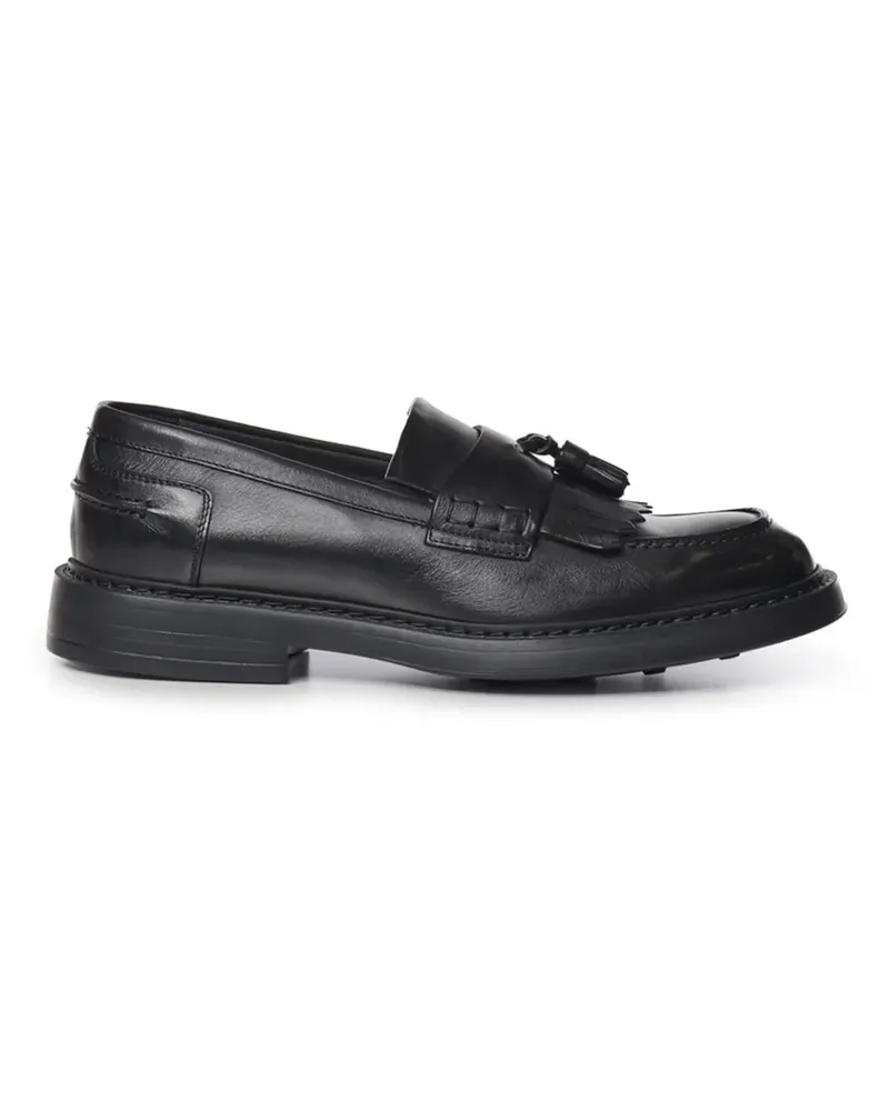 Doucal´s Kiltie Loafer mit Quasten - Schwarz Schwarz