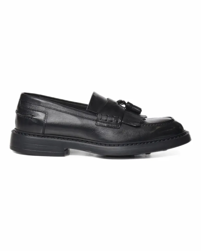 Doucal´s Kiltie Loafer mit Quasten - Schwarz Schwarz