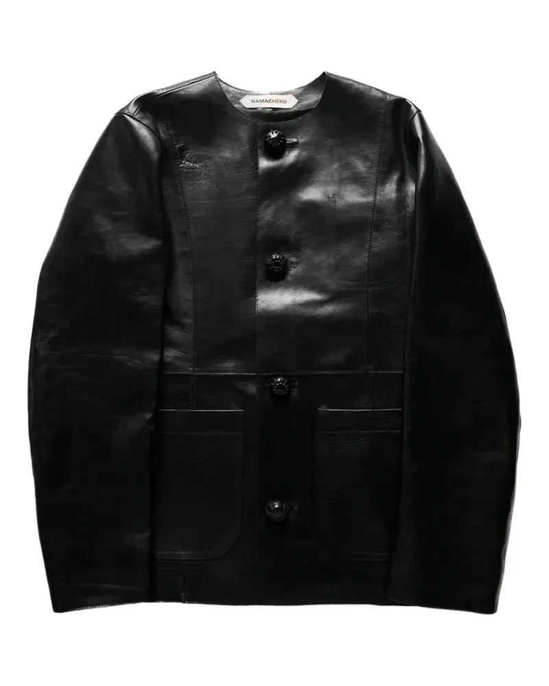 Namacheko Courtenay Lederjacke - Schwarz Schwarz