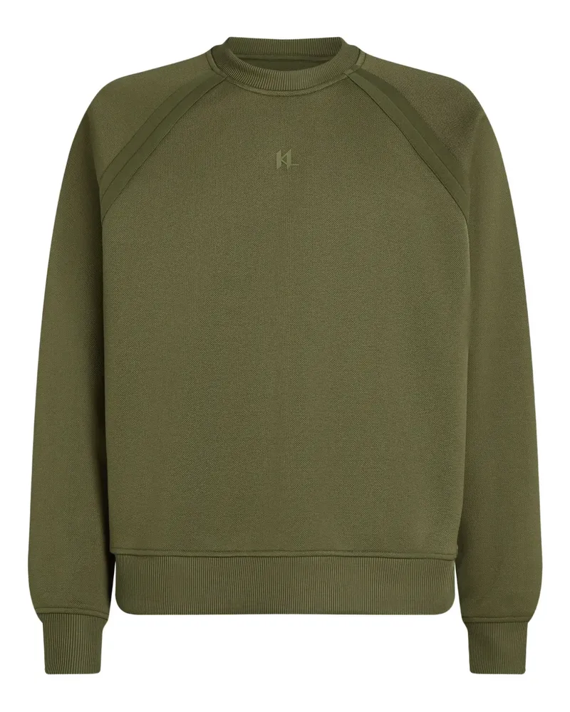 Karl Lagerfeld Sweatshirt mit Logo-Print - Grün Grün