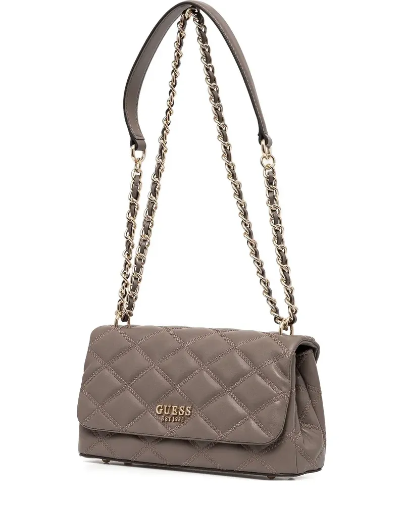 Guess Gesteppte Tamsin Schultertasche - Braun Braun