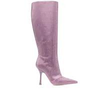 Stiefel mit Strass 110mm - Violett
