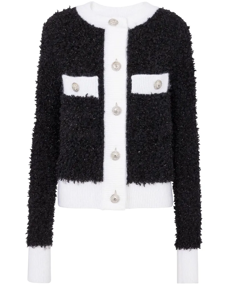 Balmain Gestrickter Cardigan - Schwarz Schwarz