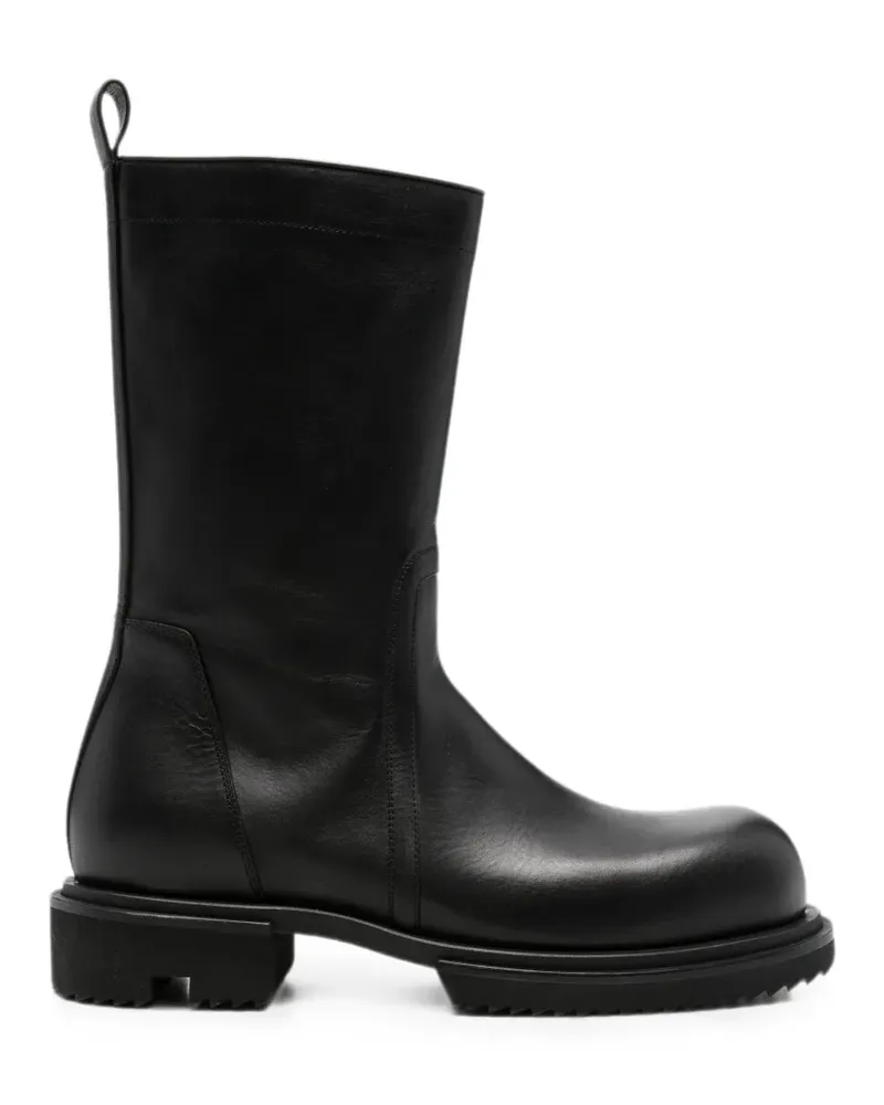 Rick Owens Stiefel mit Reißverschluss - Schwarz Schwarz
