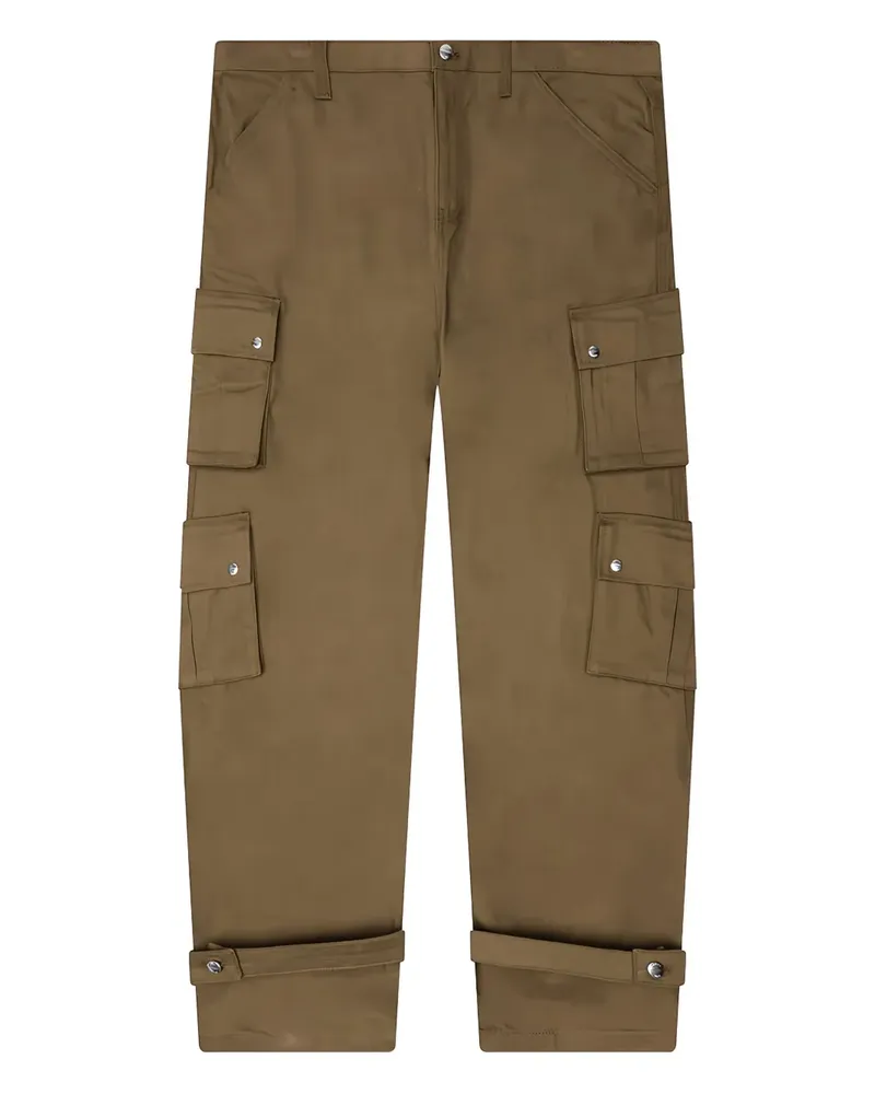 RHUDE Desert Cargohose mit Knopfverschluss - Braun Braun