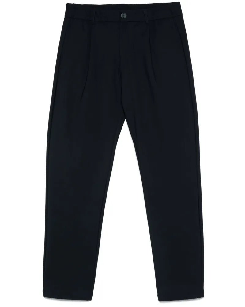 Herno Hose mit geradem Bein - Blau Blau