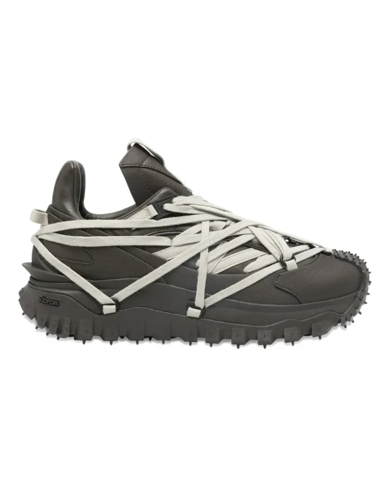 Moncler x Rick Owens Trailgrip Megalace sneakers - Braun Braun