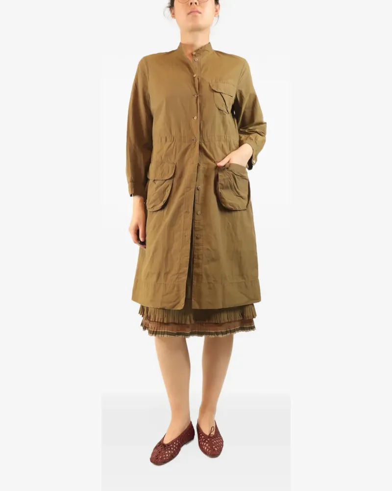 dosa pocket-detail shirt dress - Grün Grün