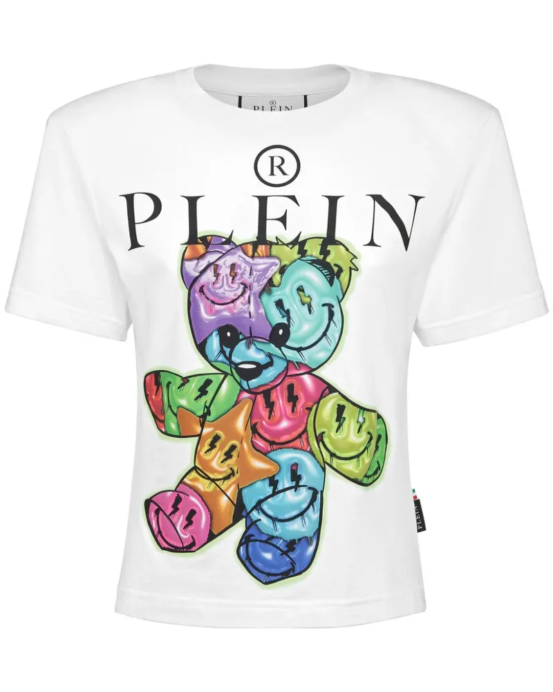 Philipp Plein Gestepptes T-Shirt - Weiß Weiß