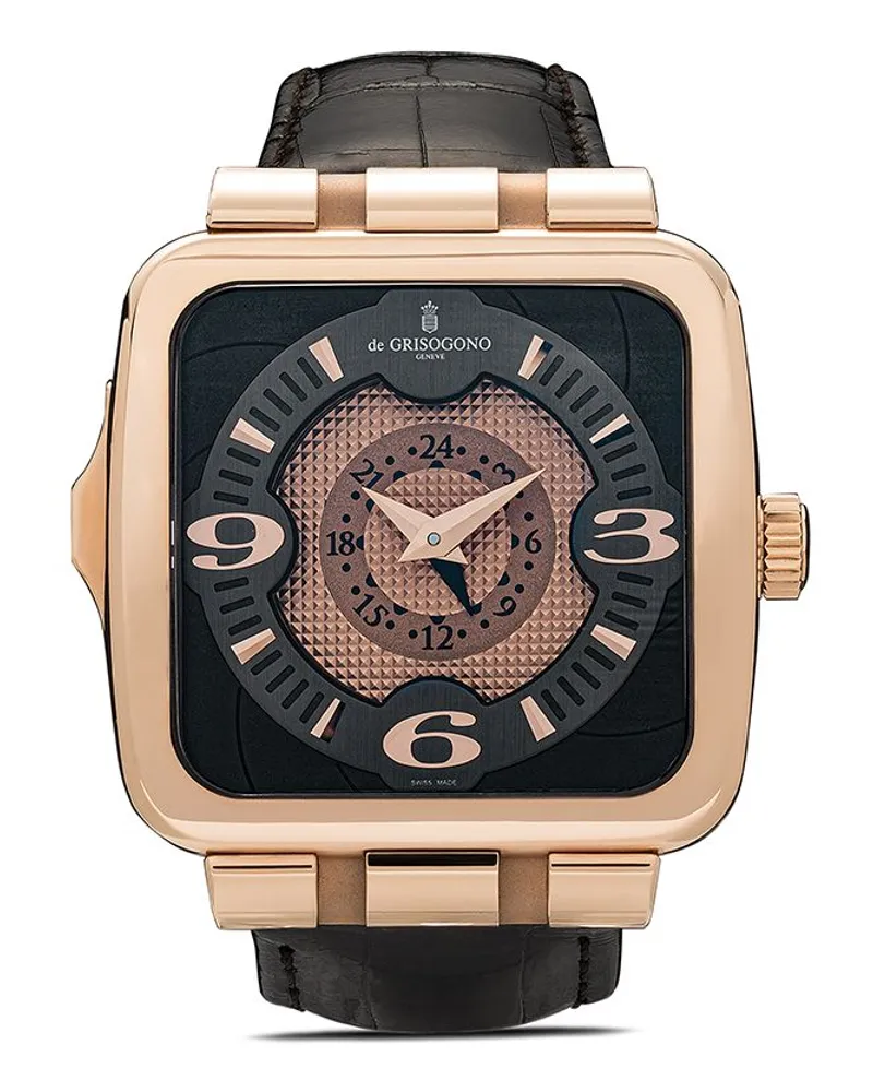 De Grisogono Fuso Quatro' Chronograph, 47mm - Schwarz Schwarz