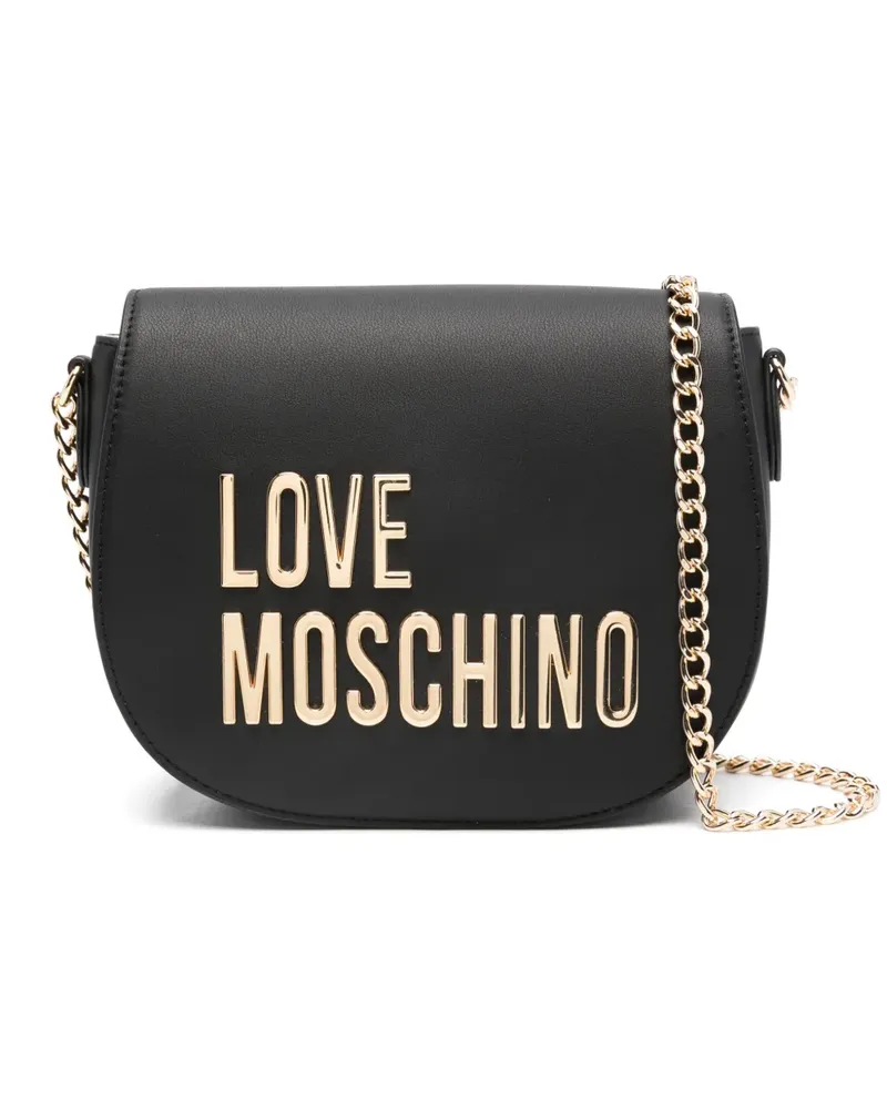 Moschino Umhängetasche aus Faux-Leder - Schwarz Schwarz