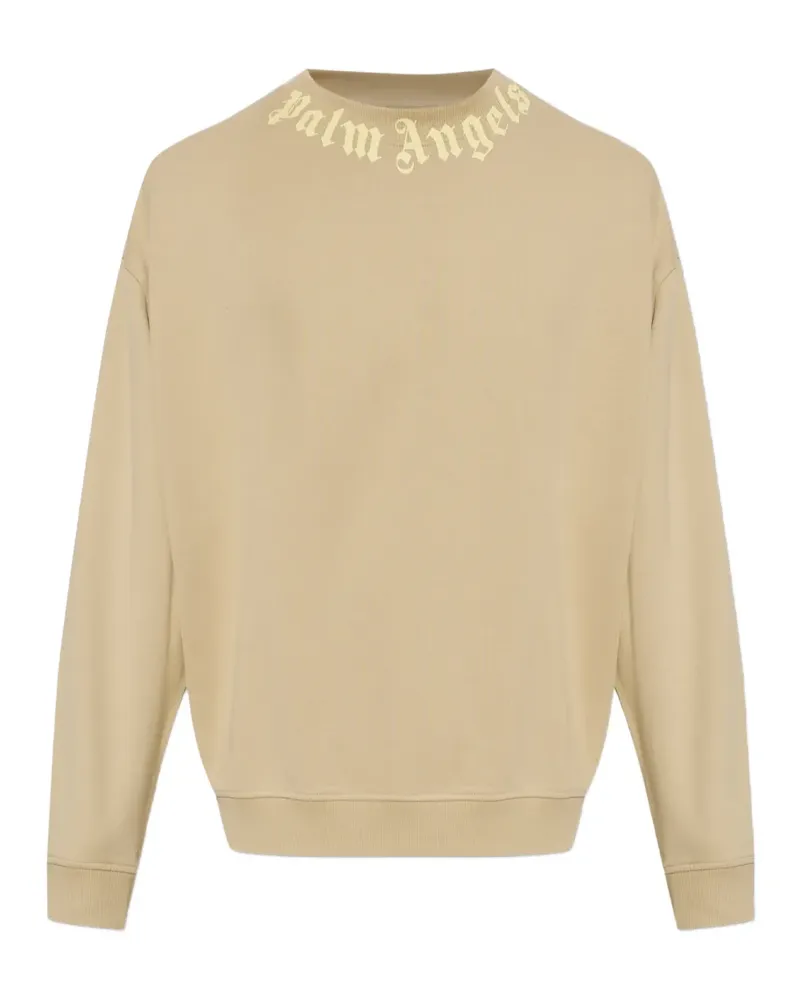 Palm Angels Sweatshirt mit Logo-Print - Nude Nude