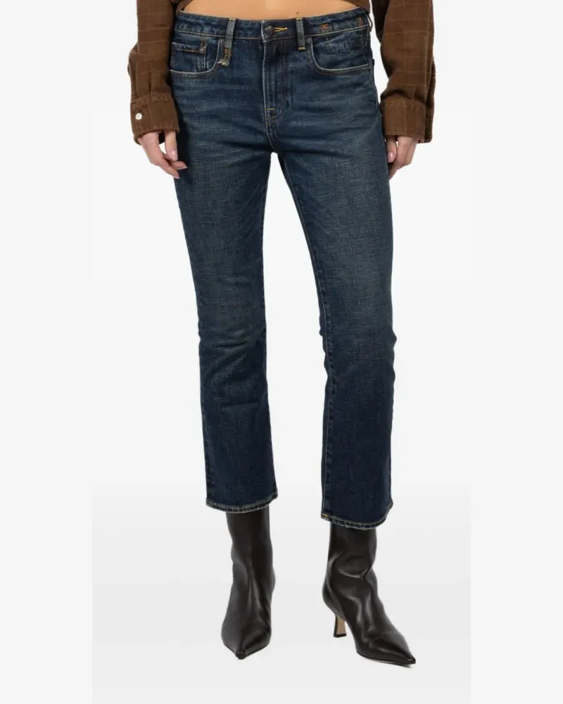 R13 faded-wash cotton jeans - Blau Blau