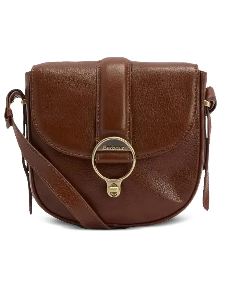 Barbour Elm Umhängetasche mit Schnalle - Braun Braun