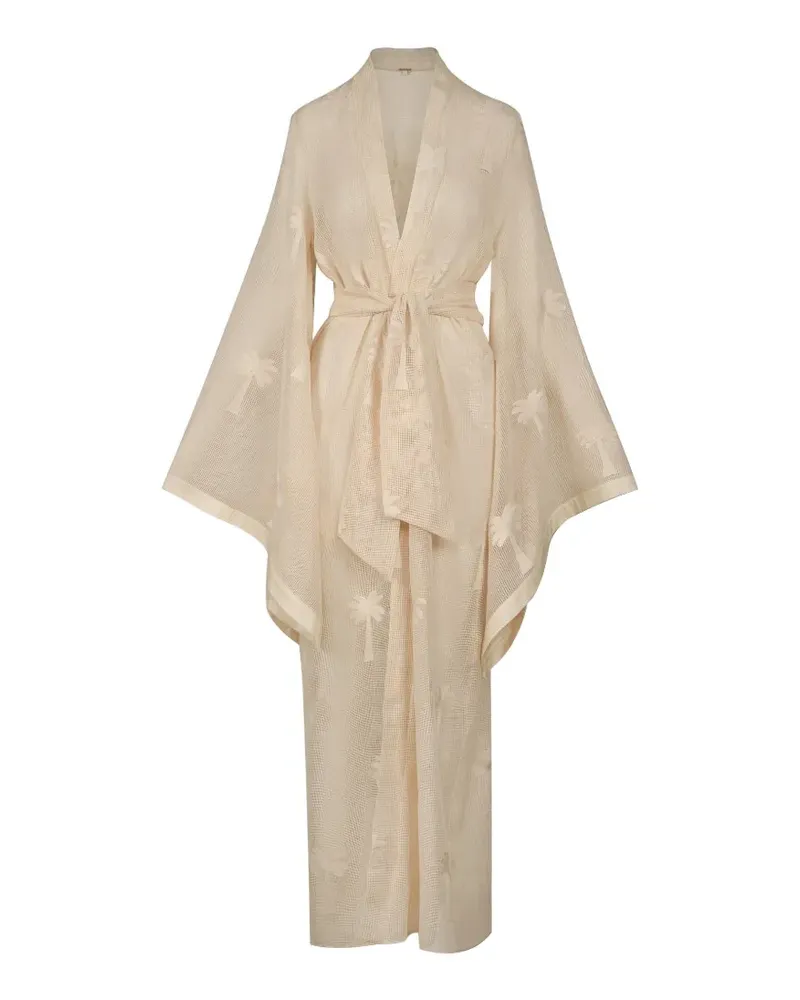 Johanna Ortiz Palm Soul kimono - Nude Nude