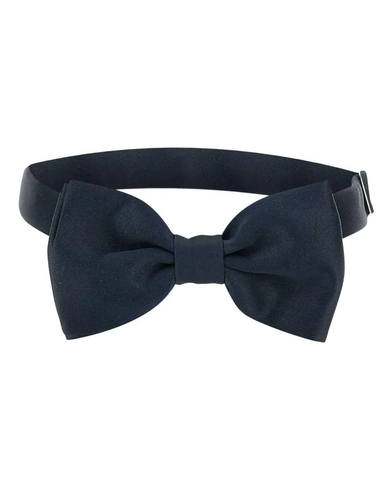 Tagliatore Fliege aus Satin - Blau Blau